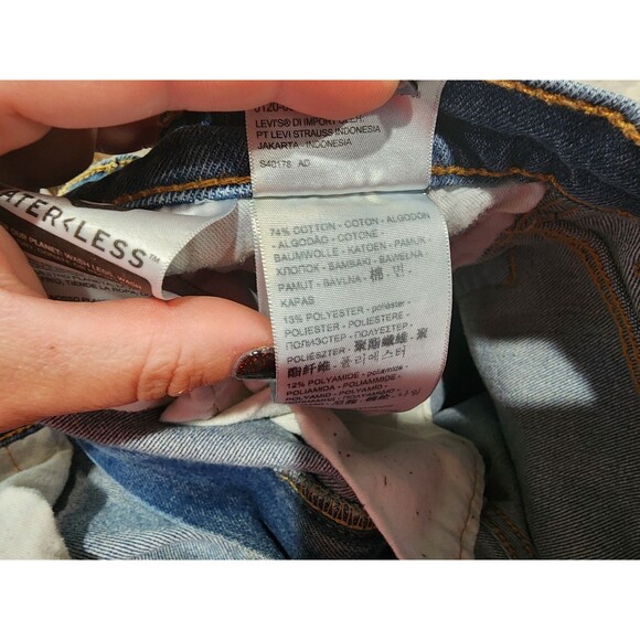 Levi's Relaxed Straight Leg Jeans Men's Size 40x29 Blue Denim High Rise Loose - Picture 6 of 10